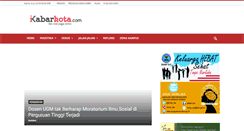 Desktop Screenshot of kabarkota.com